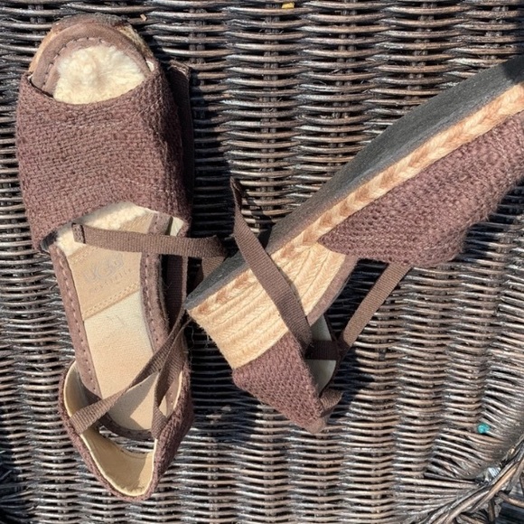 Ugg delmar espadrille Wedge sandal Size 8 ❤️💙💜 - Picture 7 of 8